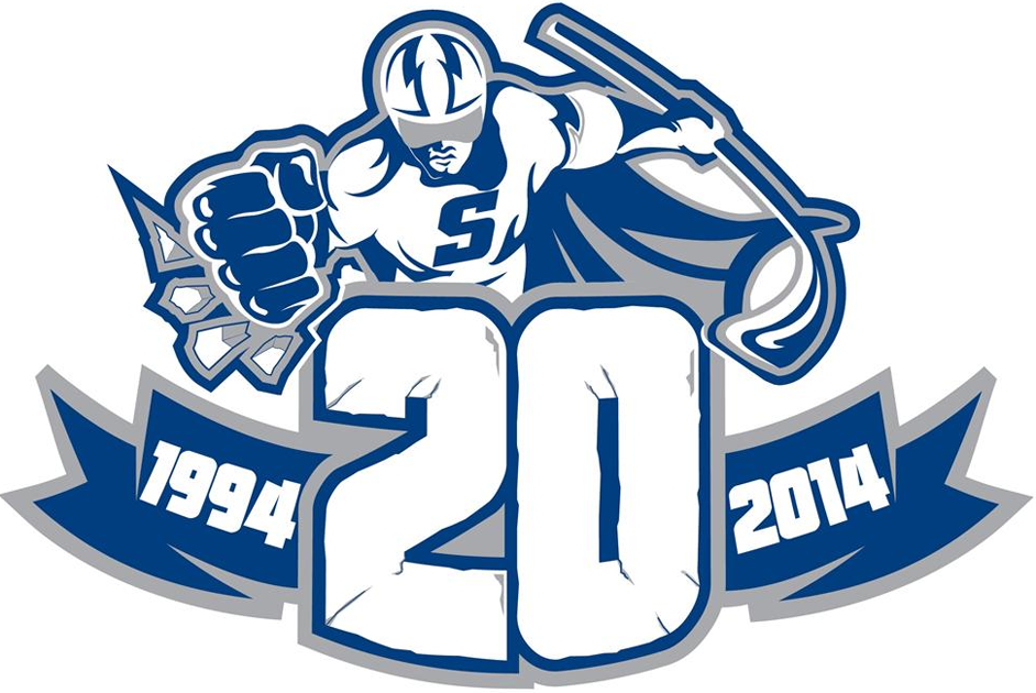 Syracuse Crunch 2013 14 Anniversary Logo iron on transfers for clothing